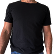 Load image into Gallery viewer, JET BLACK & VINTAGE BLACK 2-PACK CREW SLUB TEES