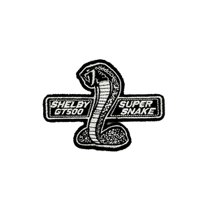 Shelby GT500 Super Snake Embroidered Patch