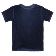 Load image into Gallery viewer, Navy crew neck t shirt in crinkle cotton