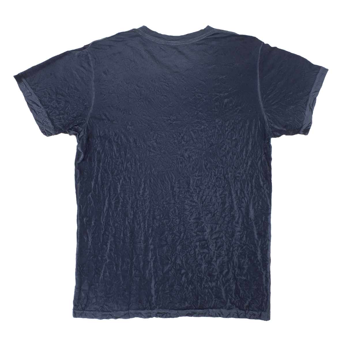 Men's Navy V-Neck T-Shirt | Crinkle Shirt | Wicked Quick