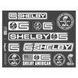 Load image into Gallery viewer, Shelby carbon fiber decal sheet with cobra stickers