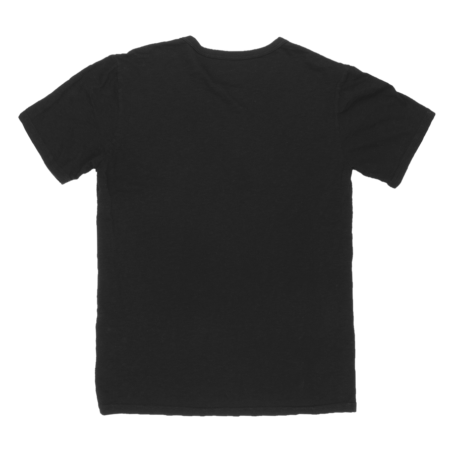 JET BLACK CREW SLUB TEE