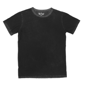 VINTAGE BLACK CREW SLUB TEE