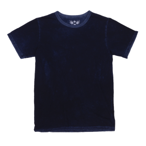 VINTAGE NAVY CREW SLUB TEE