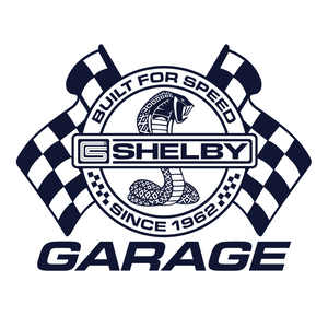 SHELBY GARAGE FLAGS VINYL MAGNET