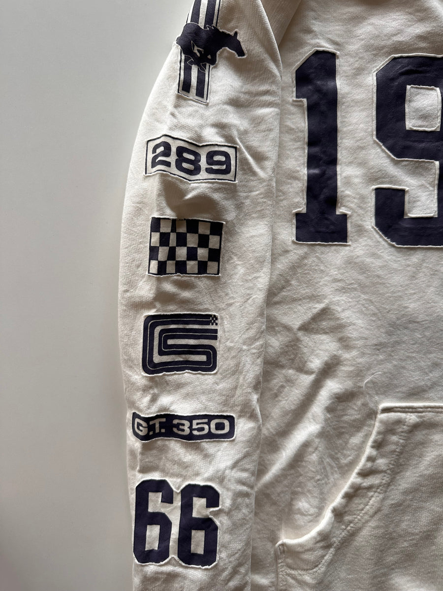 SHELBY COBRA FRENCH TERRY HOODIE-Color Natural- size L only