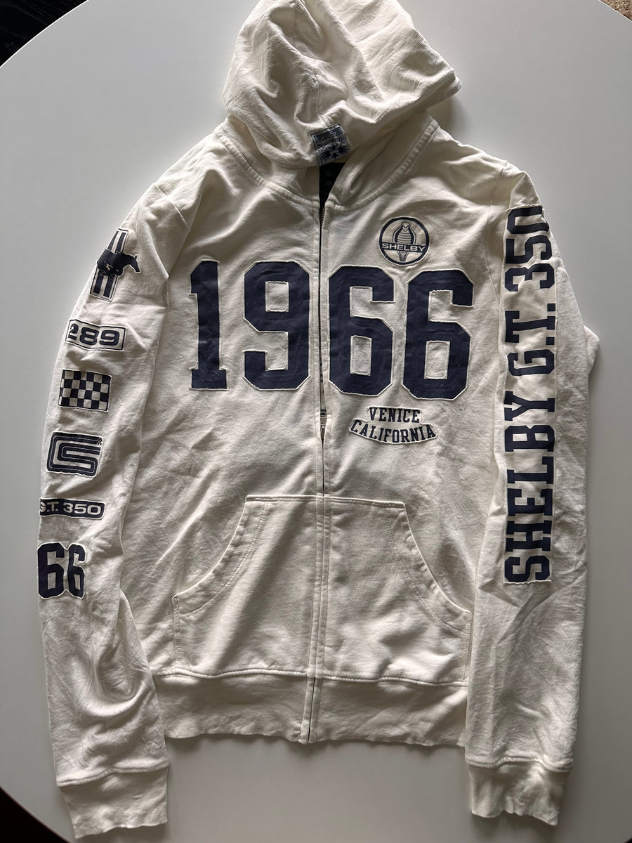 SHELBY COBRA FRENCH TERRY HOODIE-Color Natural- size L only