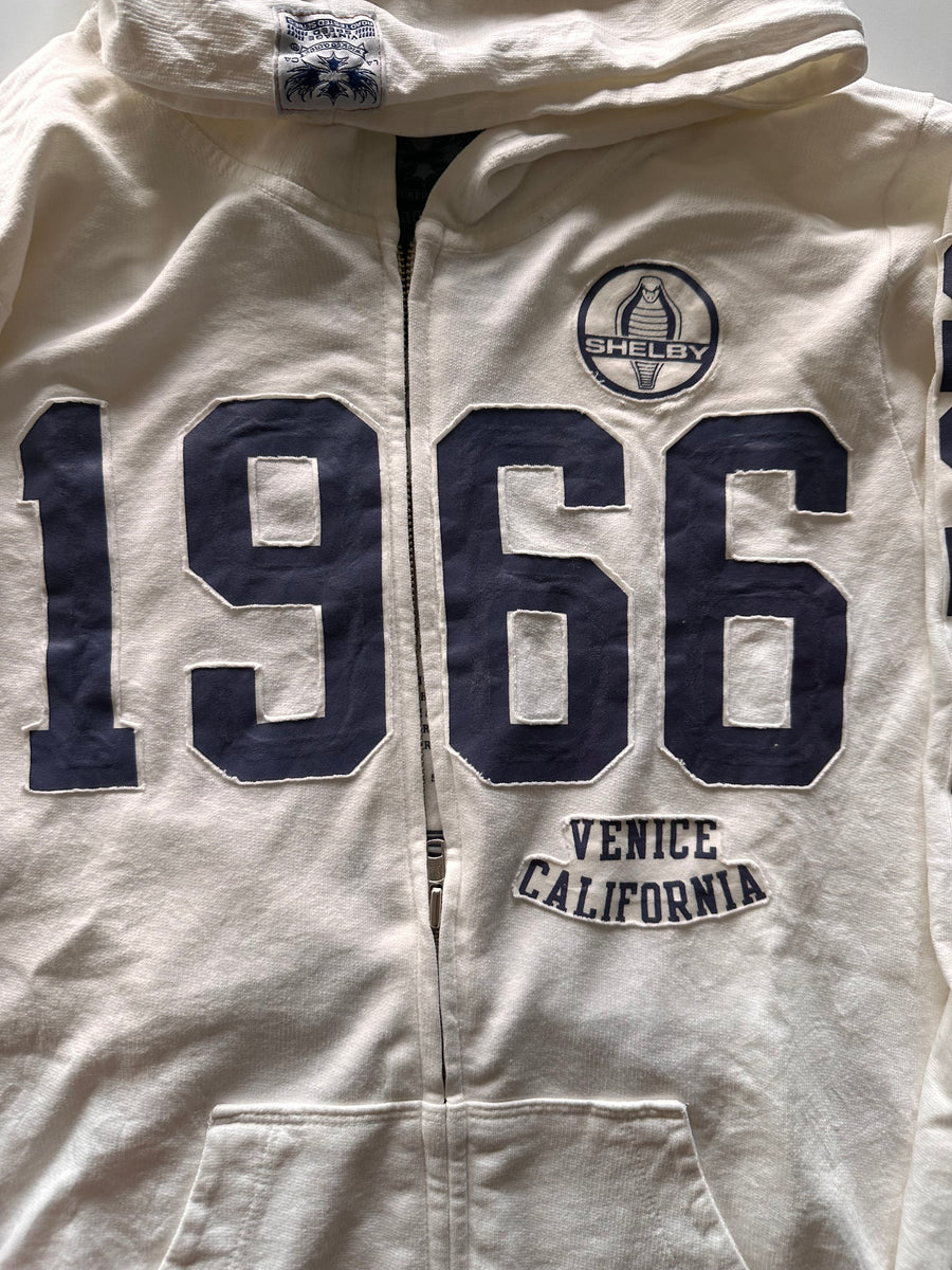 SHELBY COBRA FRENCH TERRY HOODIE-Color Natural- size L only