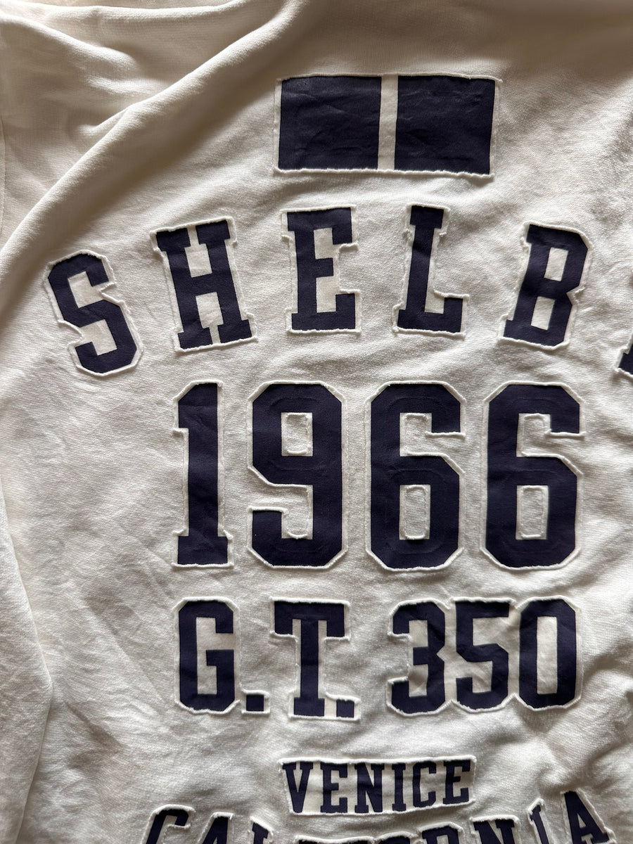 SHELBY COBRA FRENCH TERRY HOODIE-Color Natural- size L only