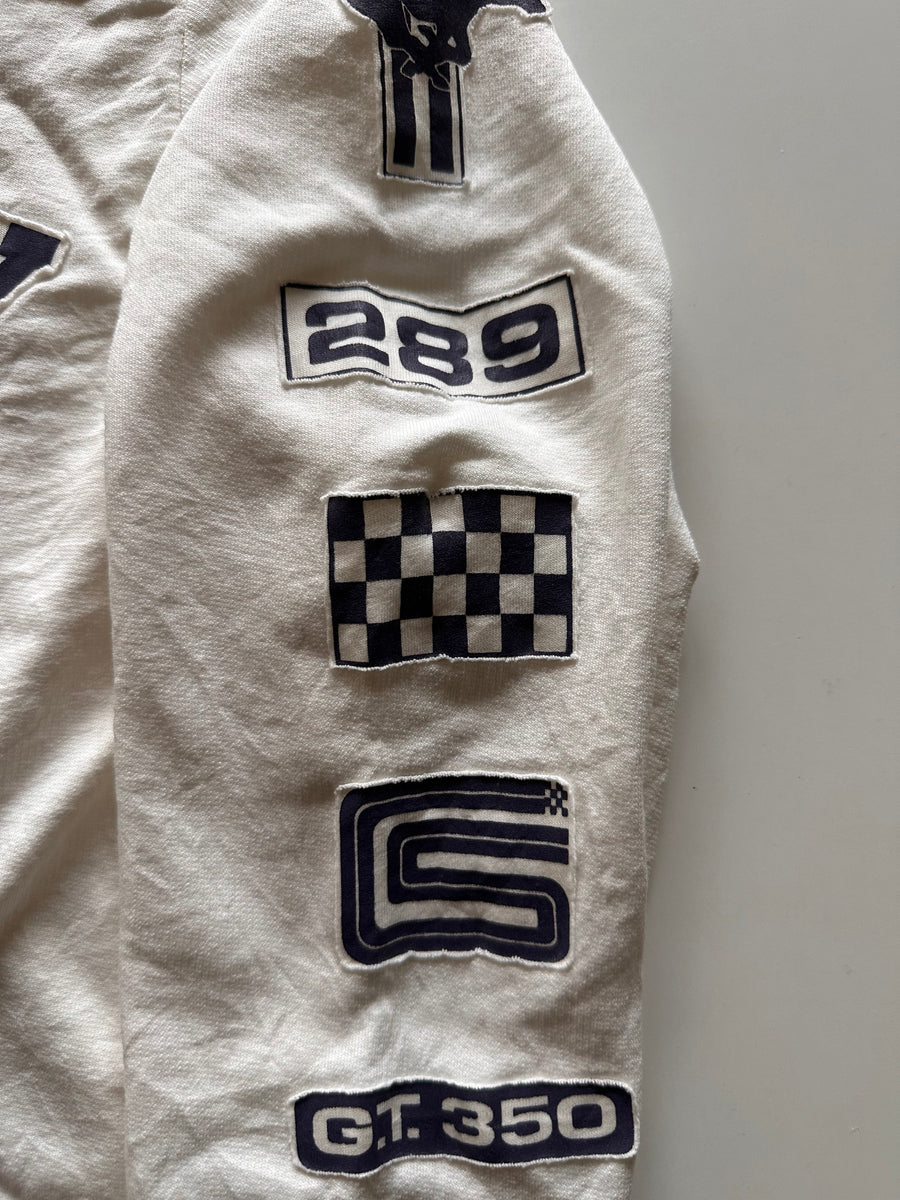 SHELBY COBRA FRENCH TERRY HOODIE-Color Natural- size L only