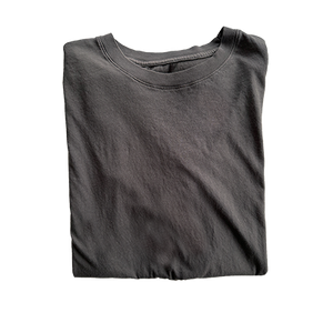 JET CHARCOAL CREW TEE