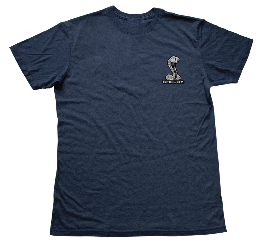 Shelby Premium Basic Logo Tee-Navy-Size Medium Only