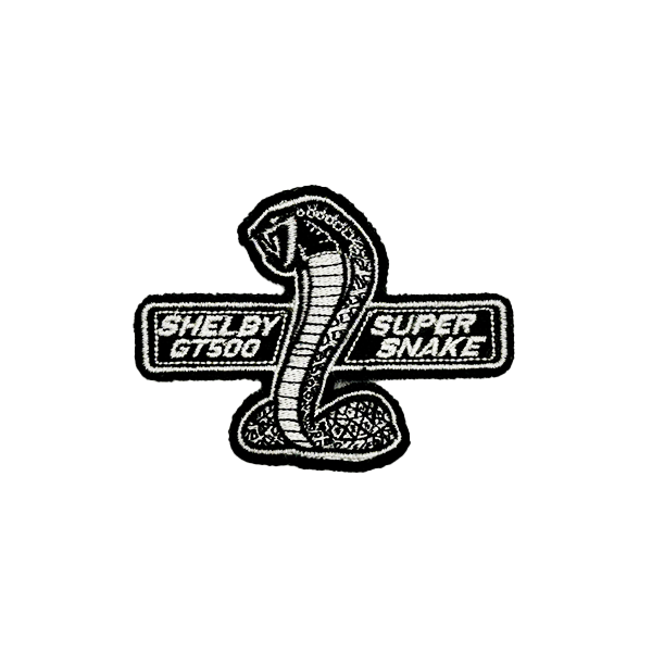 Shelby GT500 Super Snake Embroidered Patch