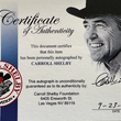 Load image into Gallery viewer, ORIGINAL CARROLL SHELBY HAND SIGNED POSTER OF CARROLL IN #98 FERRARI
