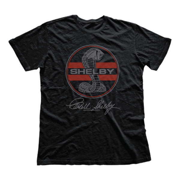 Shelby Logo Stripes Tee-Black 3XL Only