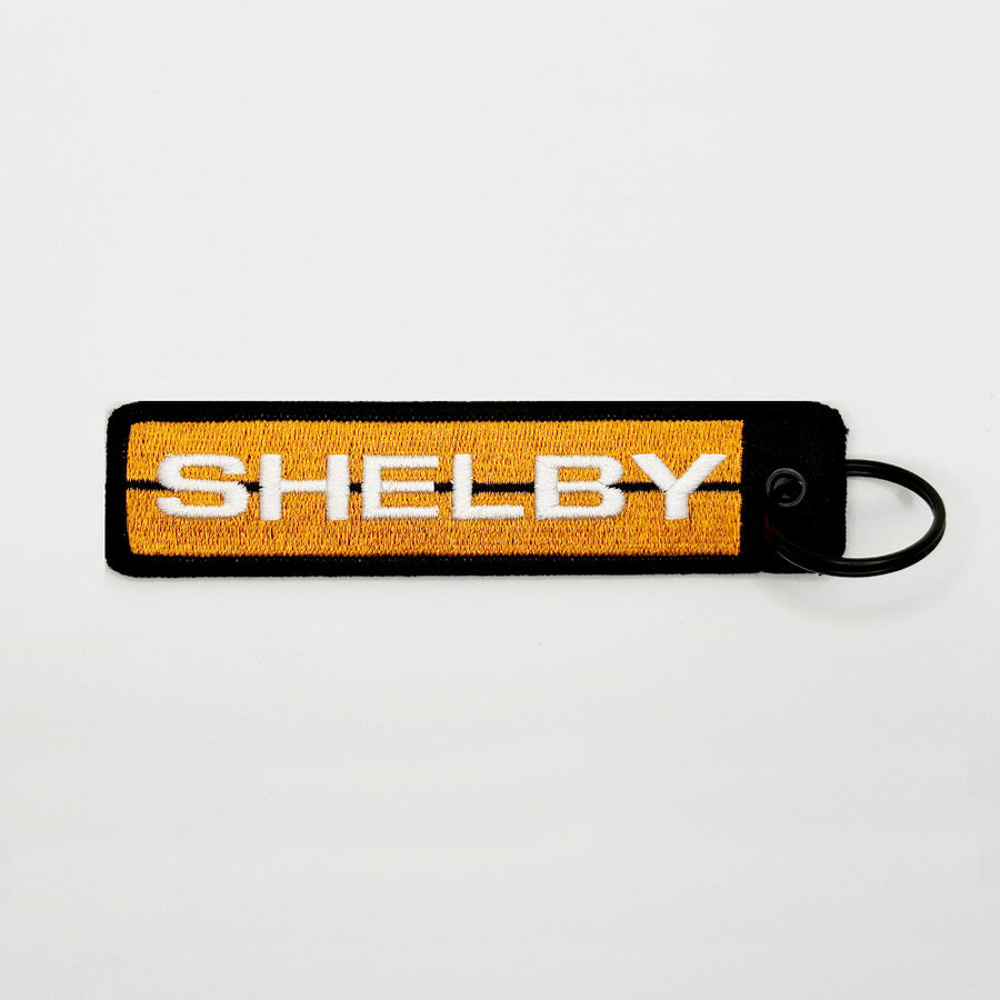 SHELBY EMBROIDERED KEY CHAIN OR LUGGAGE TAG