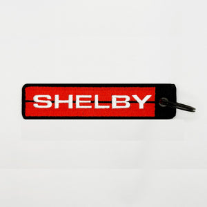 SHELBY EMBROIDERED KEY CHAIN OR LUGGAGE TAG