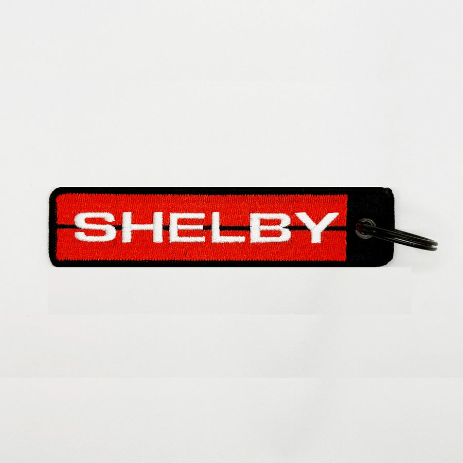 SHELBY EMBROIDERED KEY CHAIN OR LUGGAGE TAG