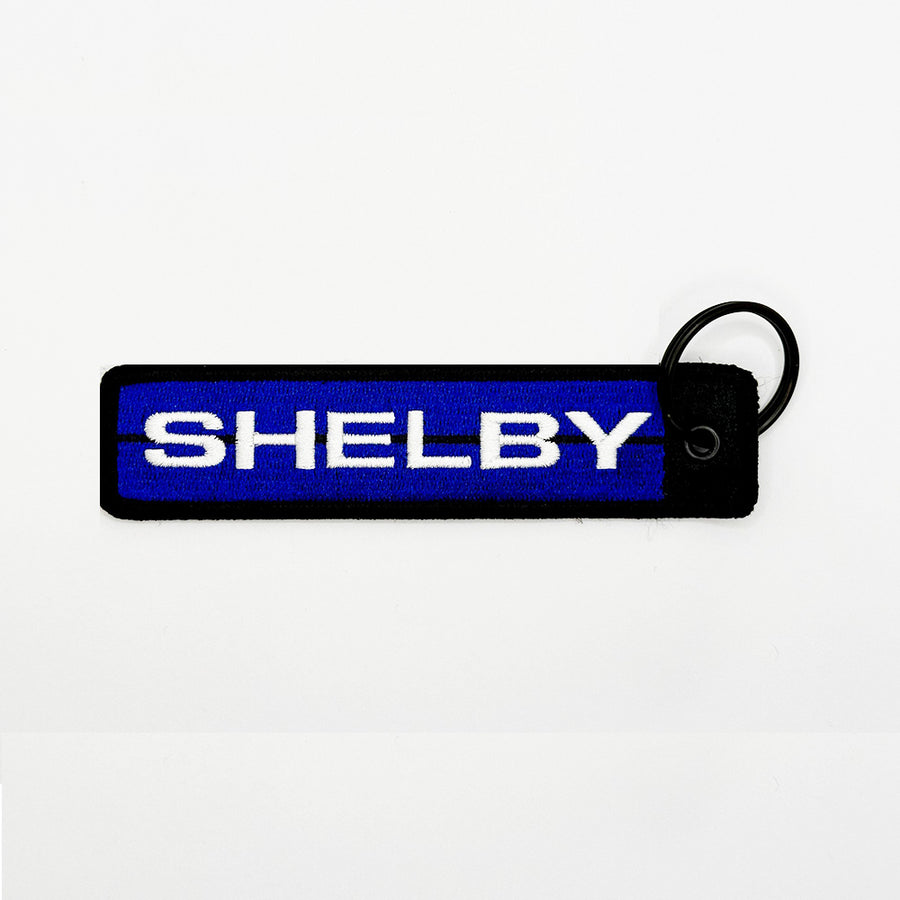 SHELBY EMBROIDERED KEY CHAIN OR LUGGAGE TAG