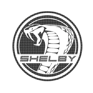SHELBY SUPER SNAKE VINYL MAGNET-WHITE/CARBON FIBER PATTERN