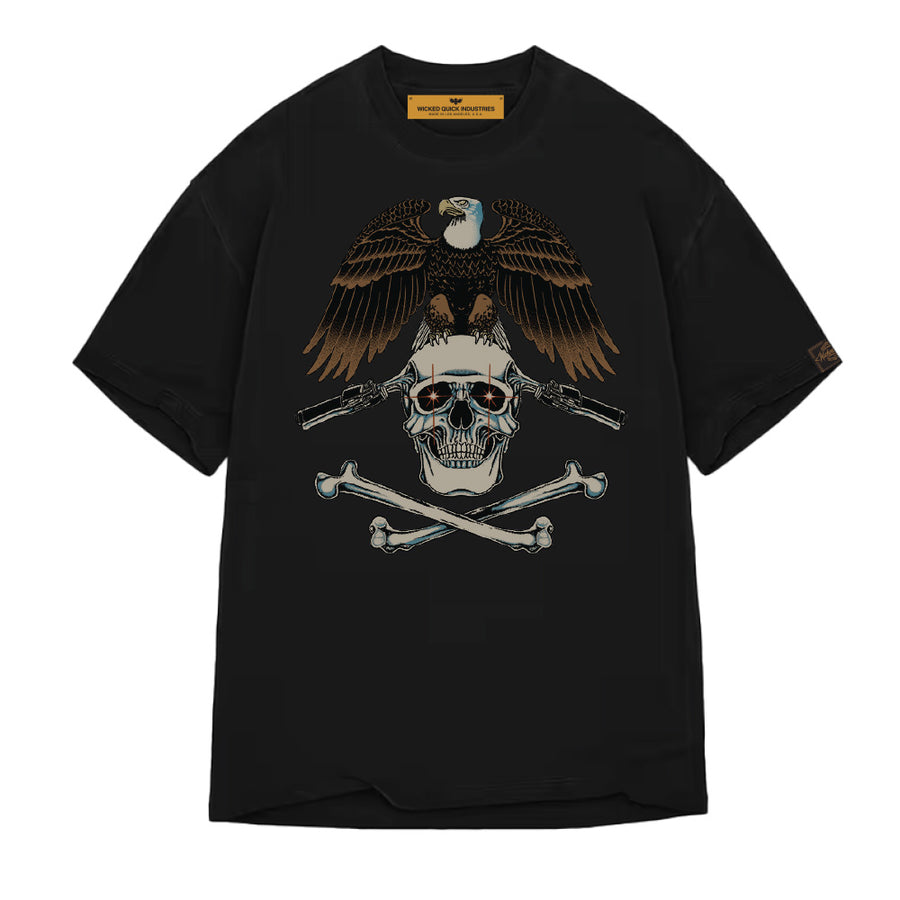 NATIONAL PARK SIGNATURE BLACK OVERSIZED TEE