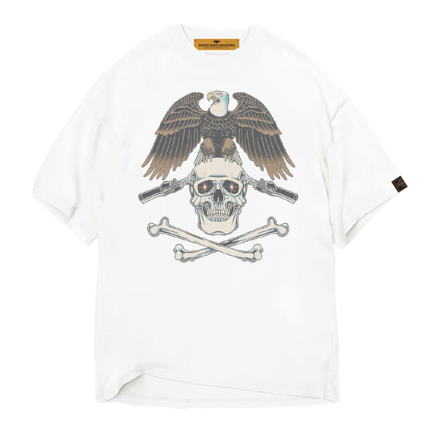 NATIONAL PARK SIGNATURE WHITE OVERSIZED TEE
