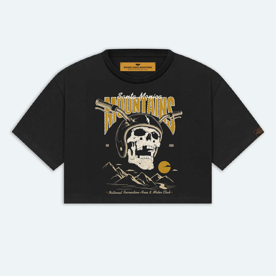 SANTA MONICA CROPPED JERSEY TEE