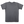Load image into Gallery viewer, Dark silver crew neck t shirt in crinkle fabric back side view
