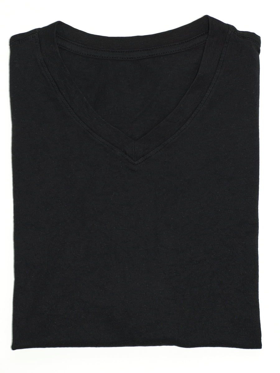 Black T Shirts V Neck