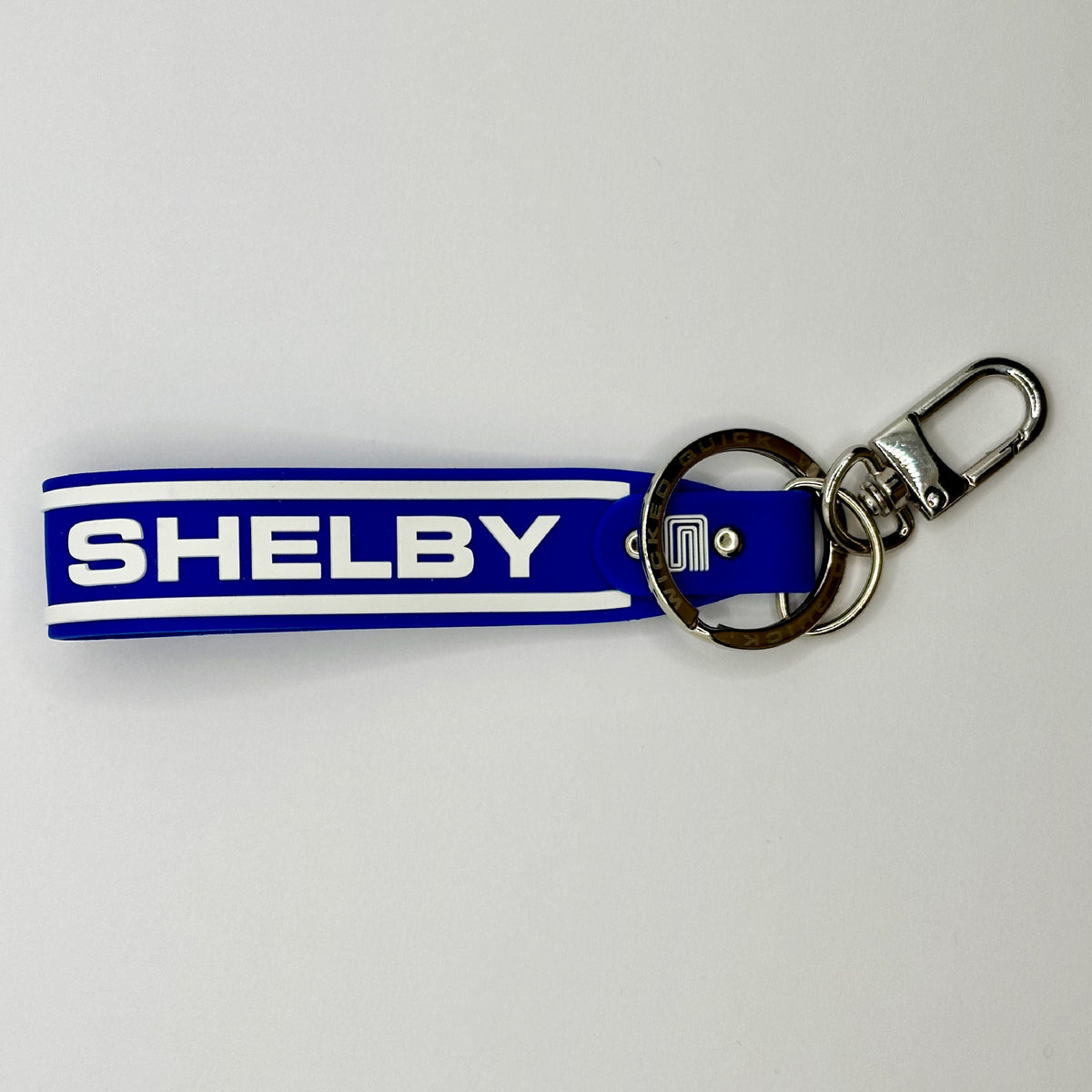 Blue Keychain With Shelby Cobra Logo | Accessories | Wicked Quick