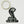 Load image into Gallery viewer, Top view of Shelby Cobra keychain in black and white
