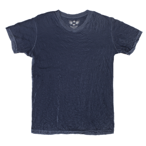 Navy v neck t shirt front