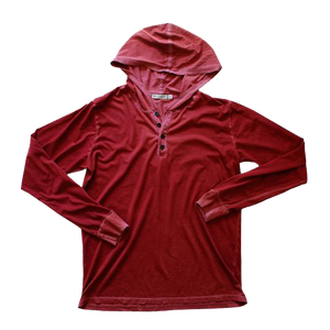 Red Jersey Cotton hoodie