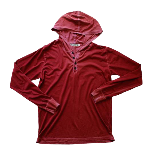 Red Jersey Cotton hoodie