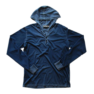Blue Jersey Cotton hoodie