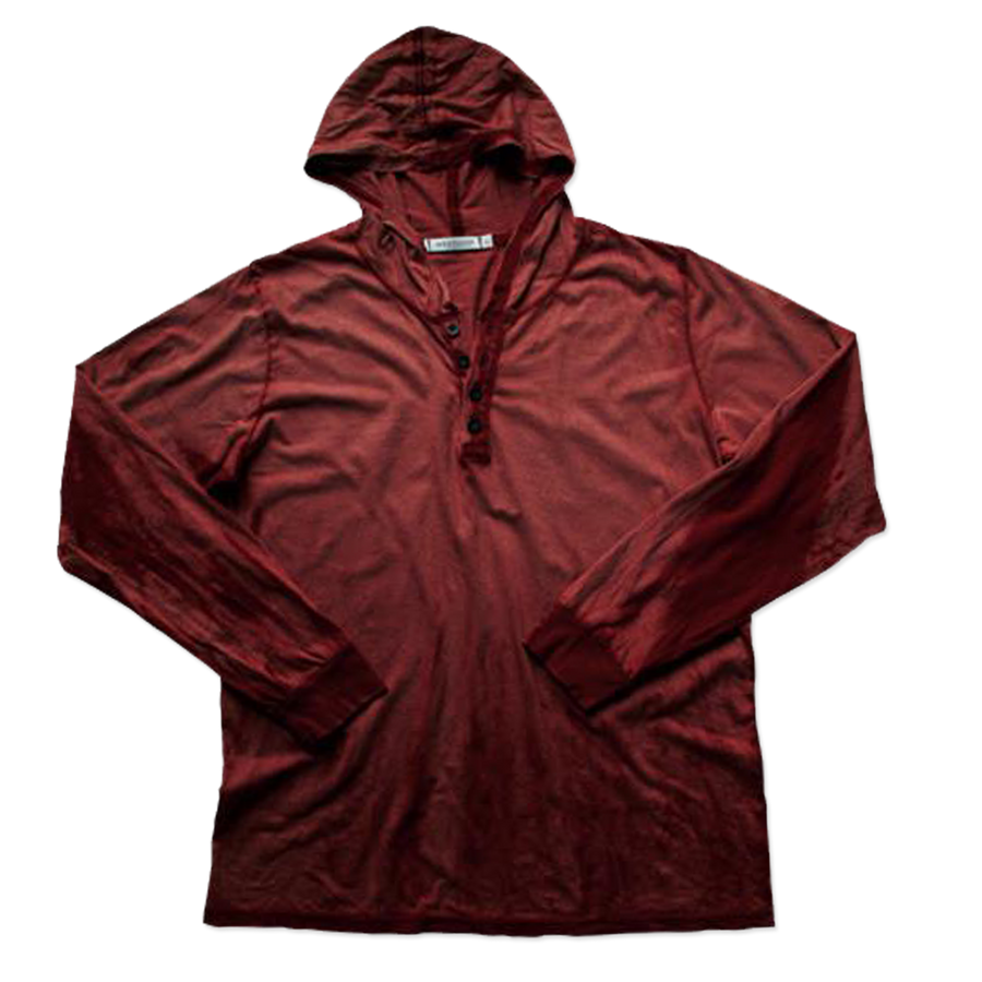 Lightweight henley 2025 hoodie