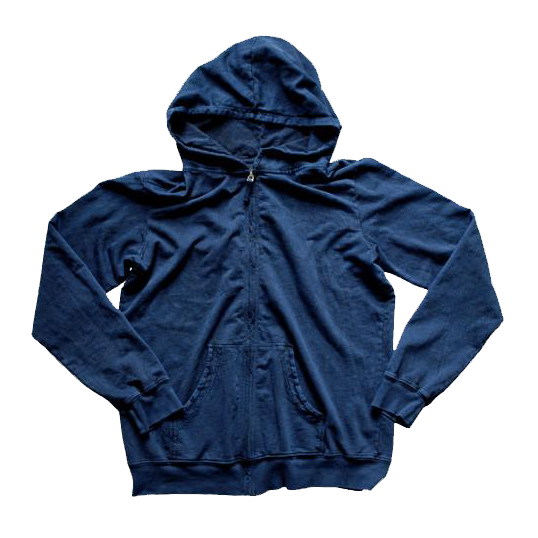 Blue zip up hoodie
