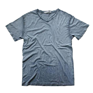 Silver v neck t shirt 