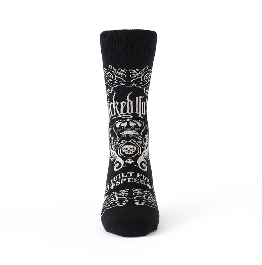 Wicked Quick "Built For Speed" race car socks 