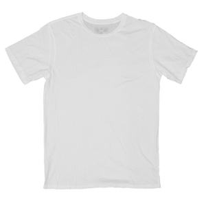 White t online shirt with print